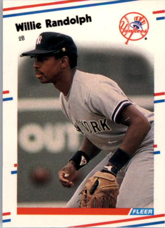 1988 Fleer Mini Baseball Cards 042      Willie Randolph